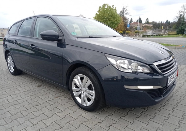 Peugeot 308 cena 31500 przebieg: 190000, rok produkcji 2015 z Zawiercie małe 781